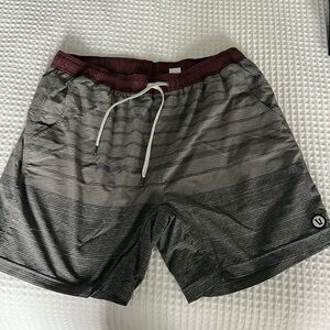 Vuori lined gym shorts